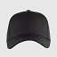 Gorra clásica  "Inicial relieve" 6 paneles color negro